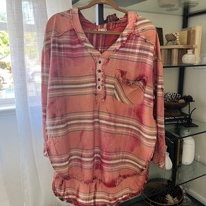Intimately Free People long sleeve tunic top mini dress small